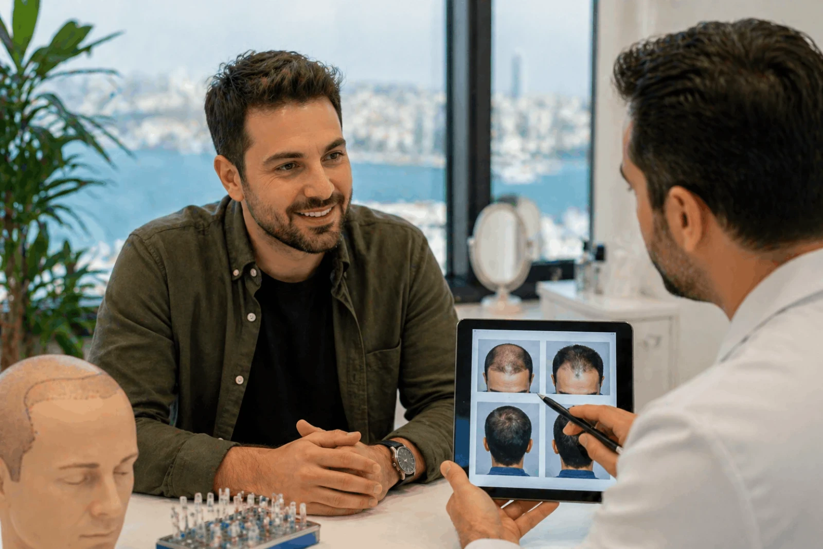 زراعة الشعر بتقنية FUE في تركيا: دليل العملية والتعافي والتكلفة (2026)